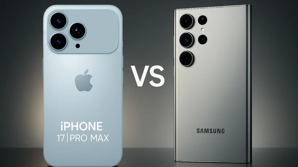 Galaxy S25 Ultra vs iPhone 17 Pro Max