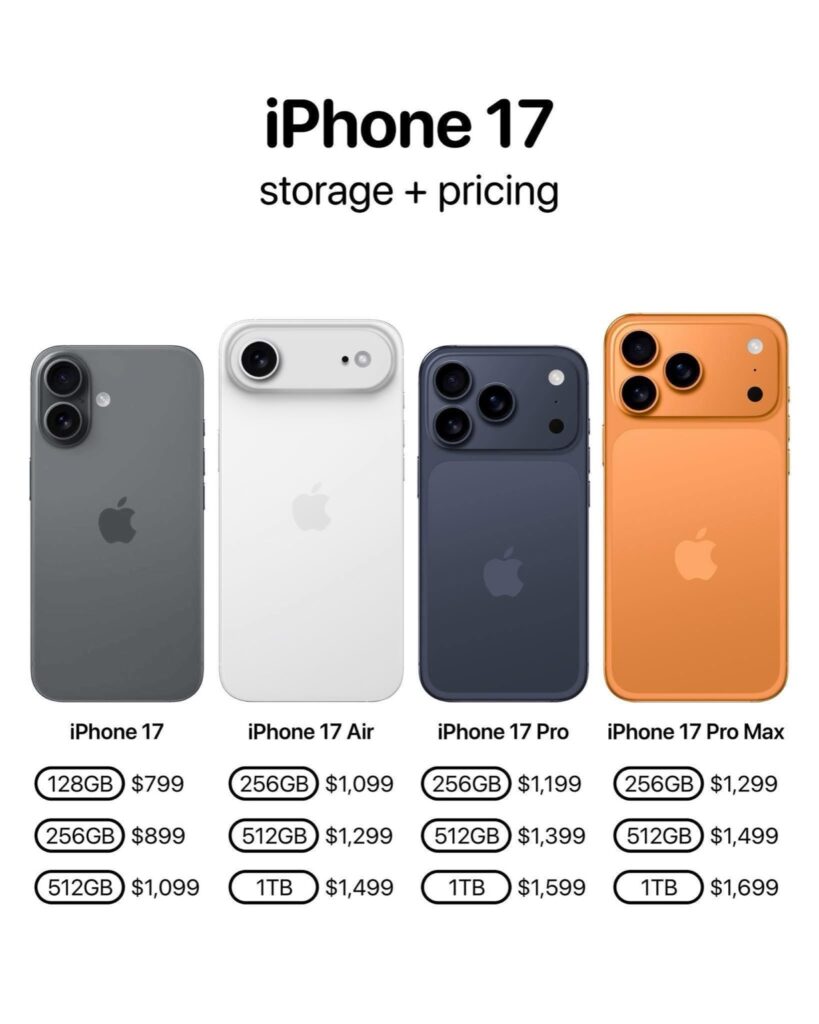iphone 17 series